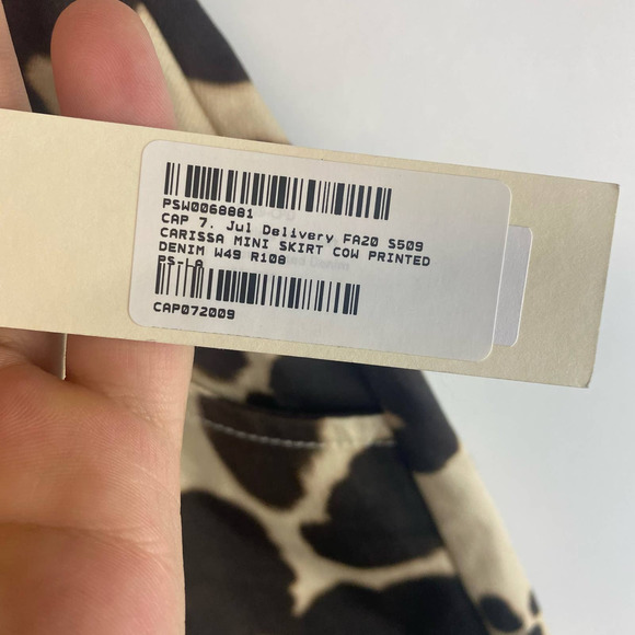 Capulet Carissa Mini Skirt Cow Printed - Picture 4 of 5